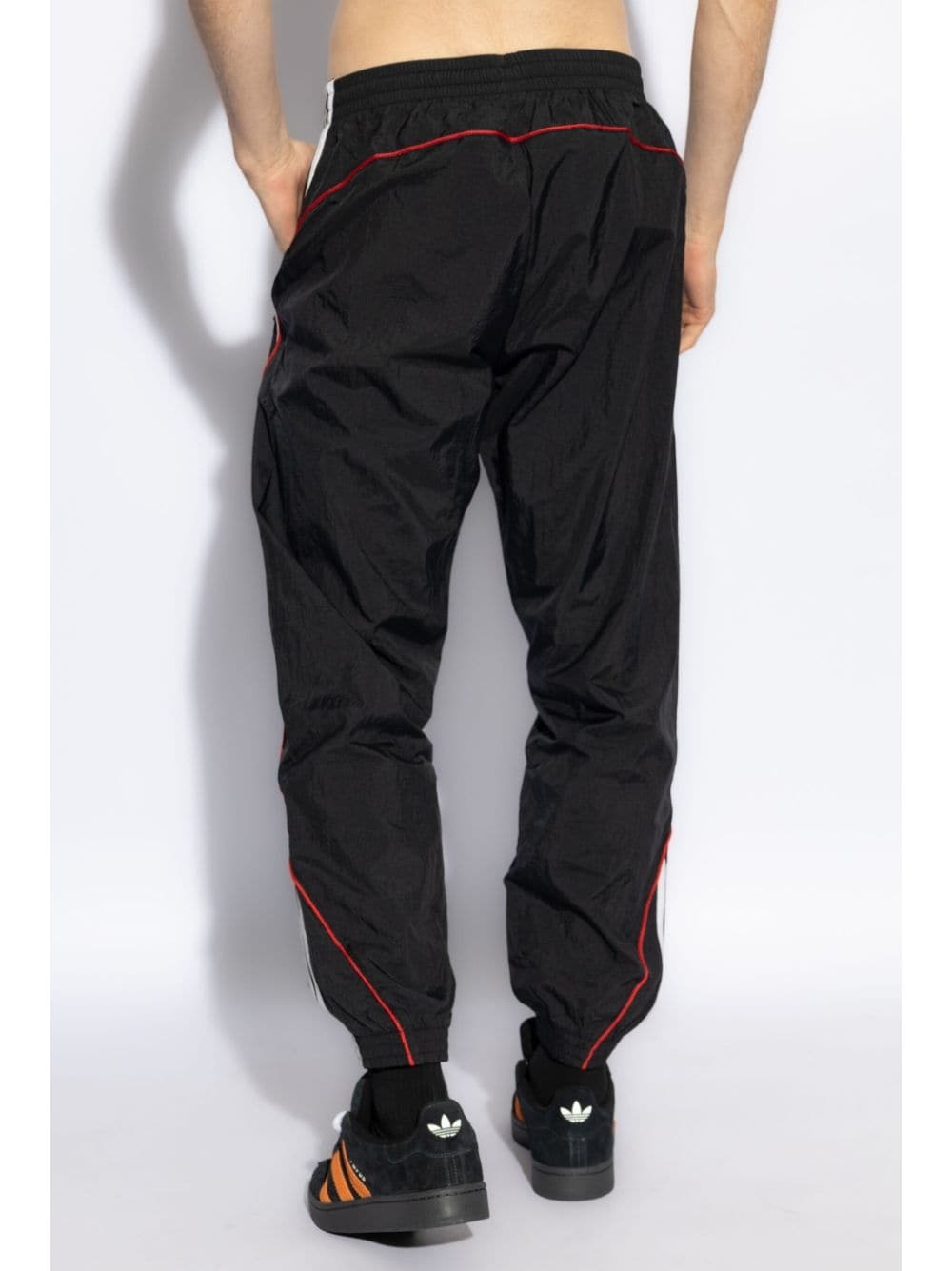 Trefoil stripe-detail track pants - 4