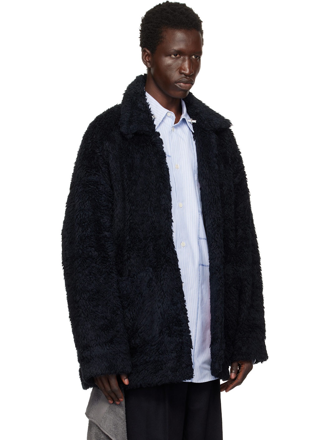 Black Hand-Painted Jacket - 2