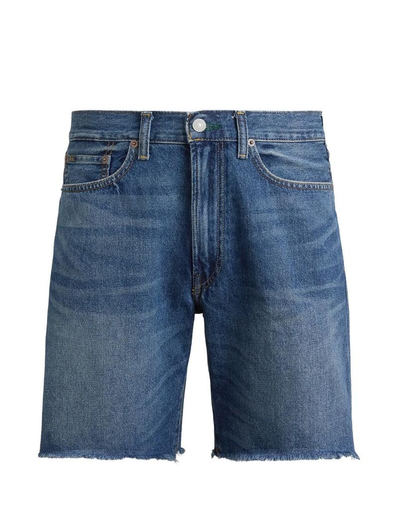 frayed denim shorts 1
