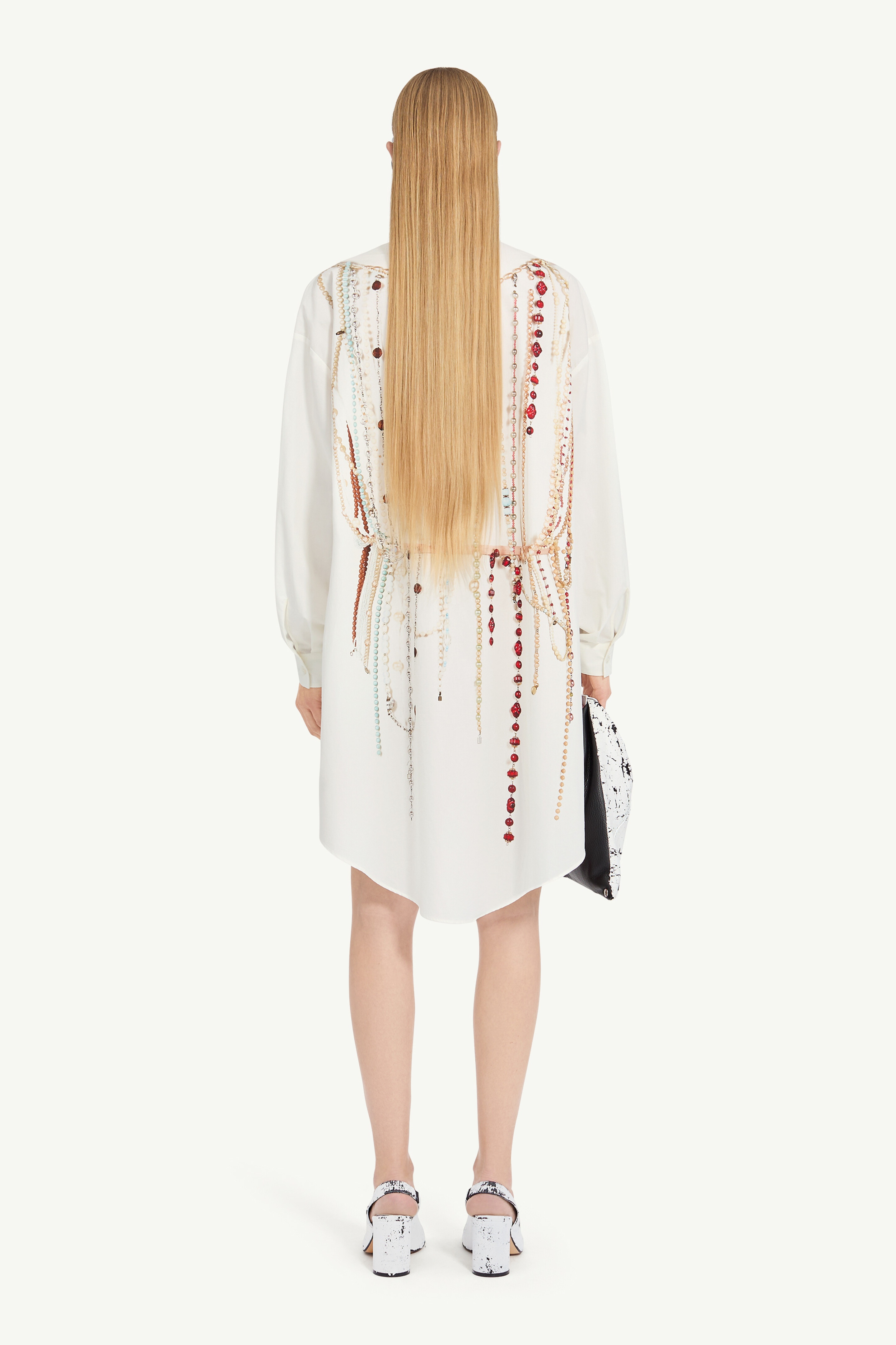MM6 Maison Margiela Pearl Shirt Dress | REVERSIBLE