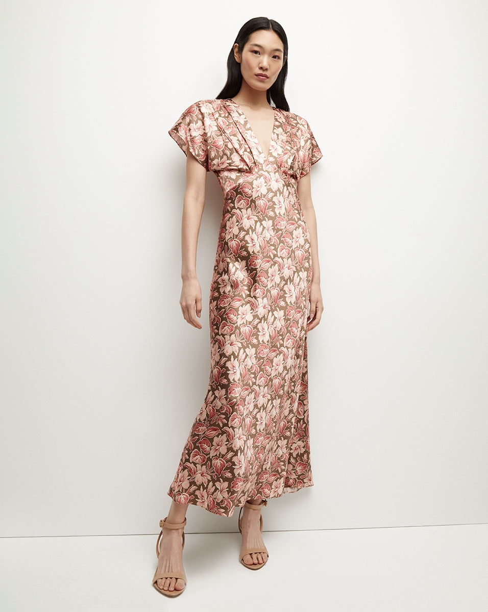 SEYMOUR STRETCH-SILK DRESS - 3