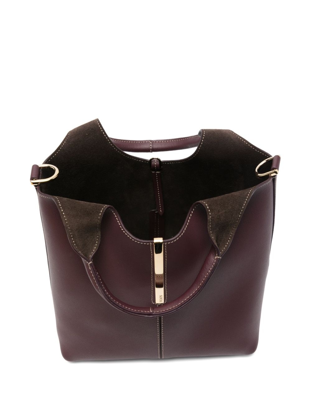 small Shopping leather tote bag - 5