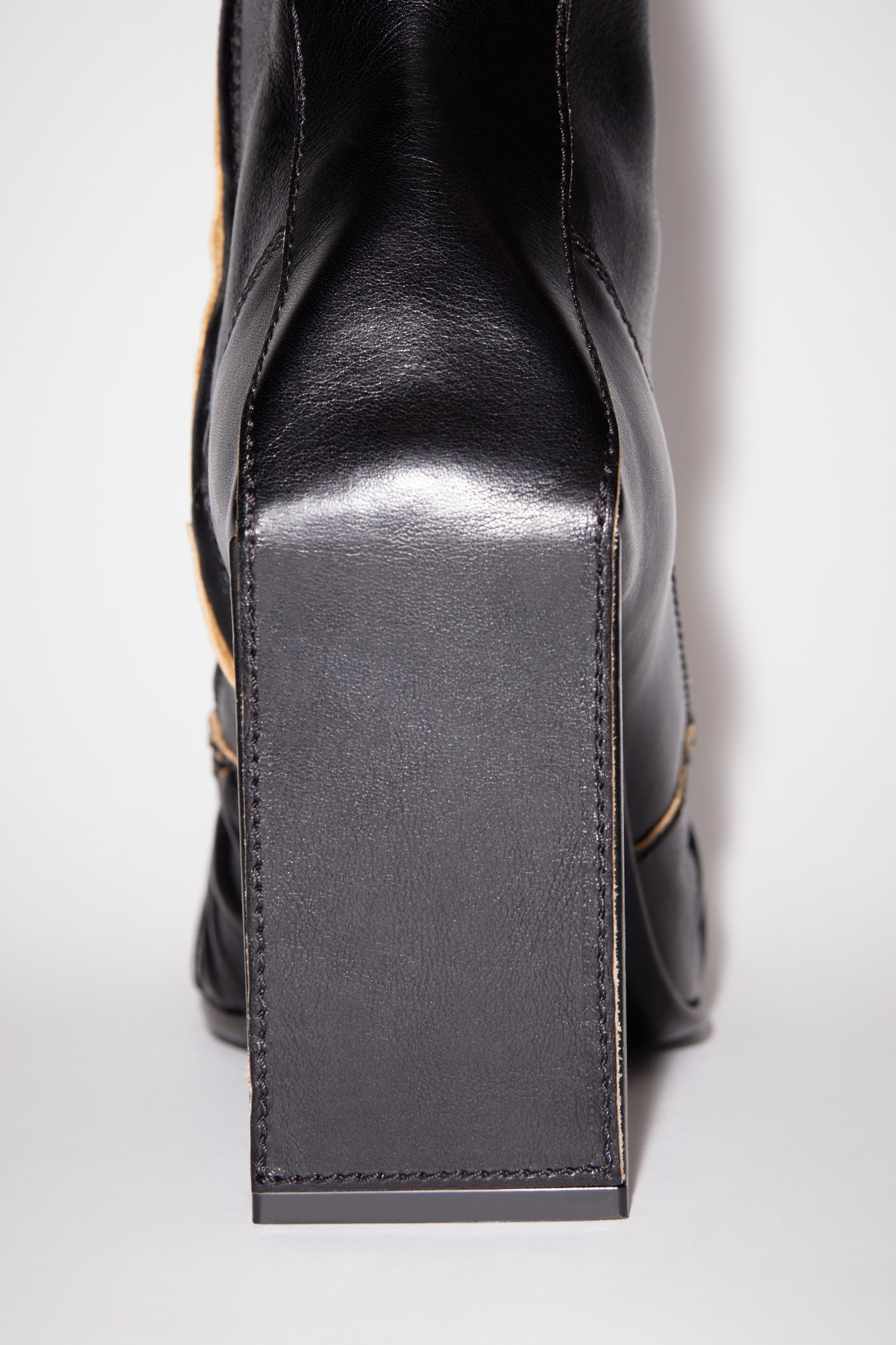 Leather ankle boots - Black - 6