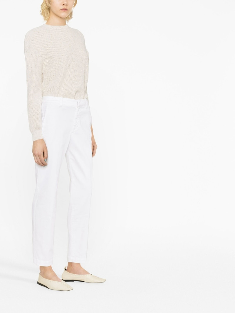 cropped-leg cotton trousers 3