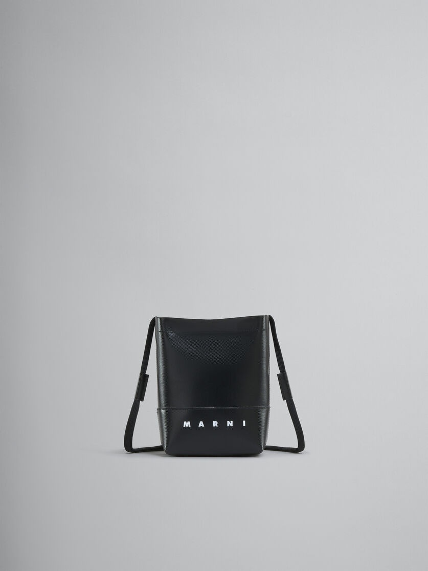 ショルダーバッグ Marni Pouch On Strap Crossbody - Synthetic - Black Black pouch with shoelace strap | Marni