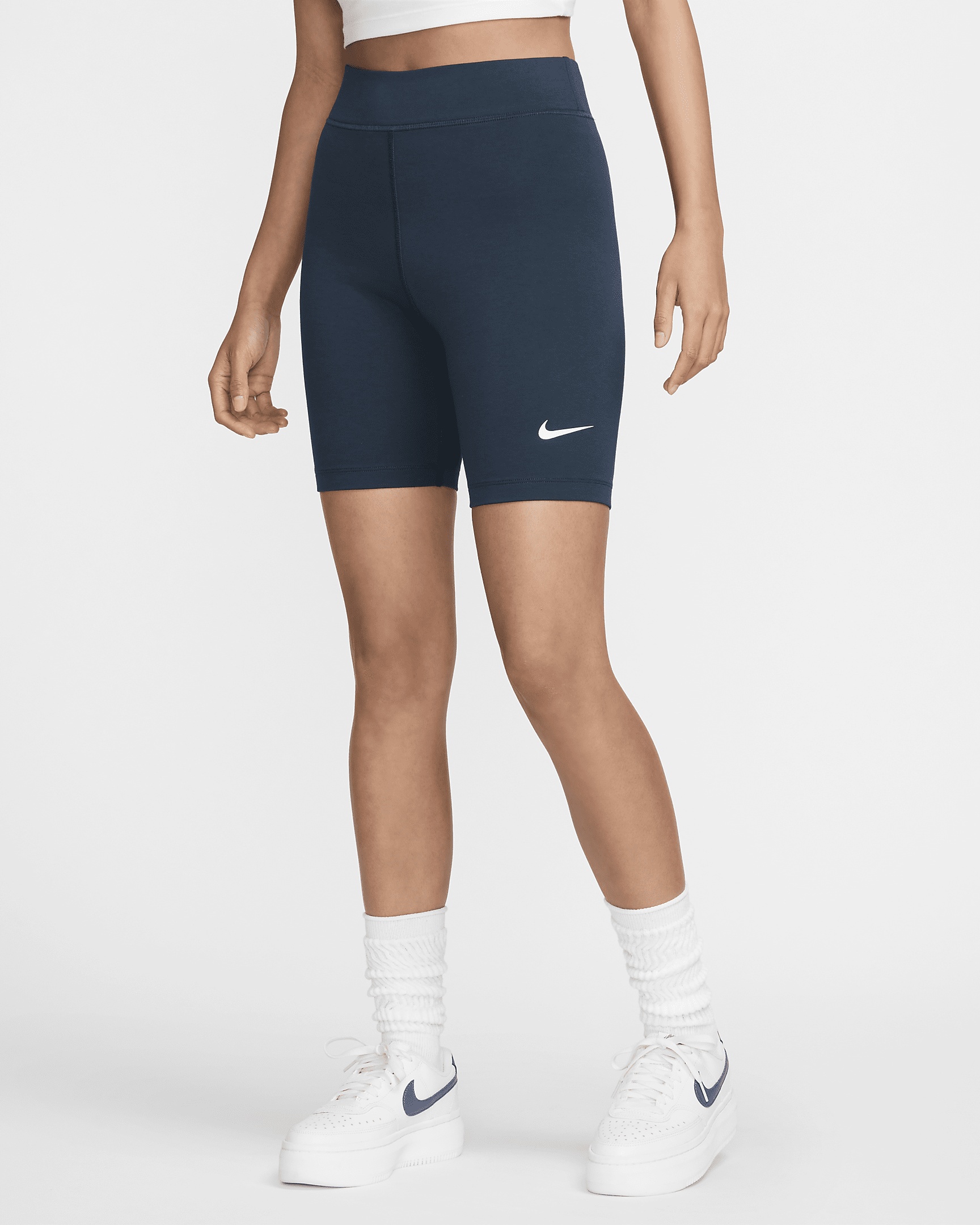 Women's Nike Sportswear Classic High-Waisted 8" Biker Shorts - 1