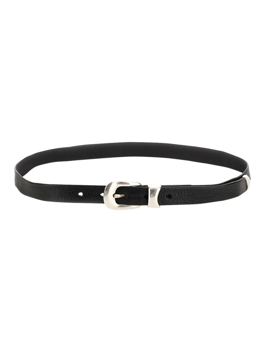 Our Legacy Men Leather Belt - 1
