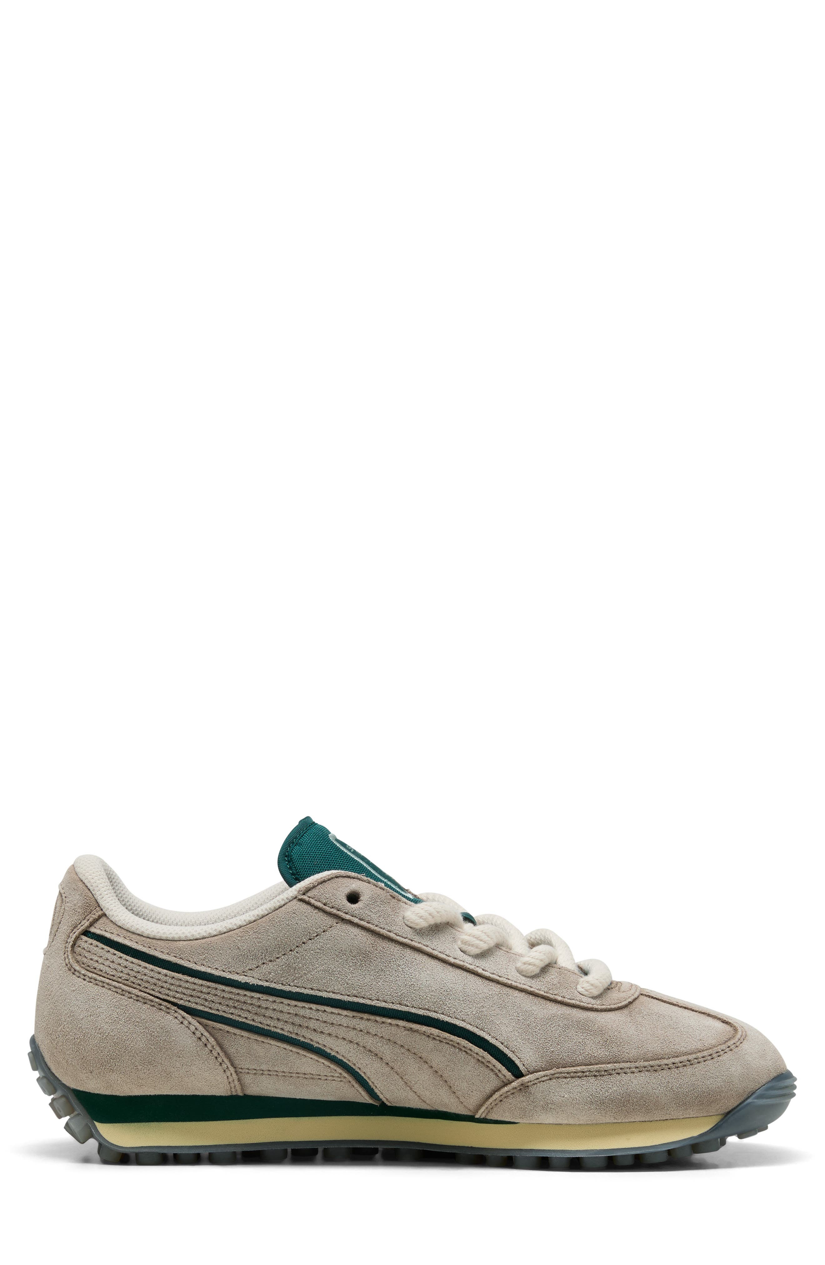 PUMA x 'Squid Game' Easy Rider Sneaker in Alpine Snow/Dark Myrtle/Red at Nordstrom - 3