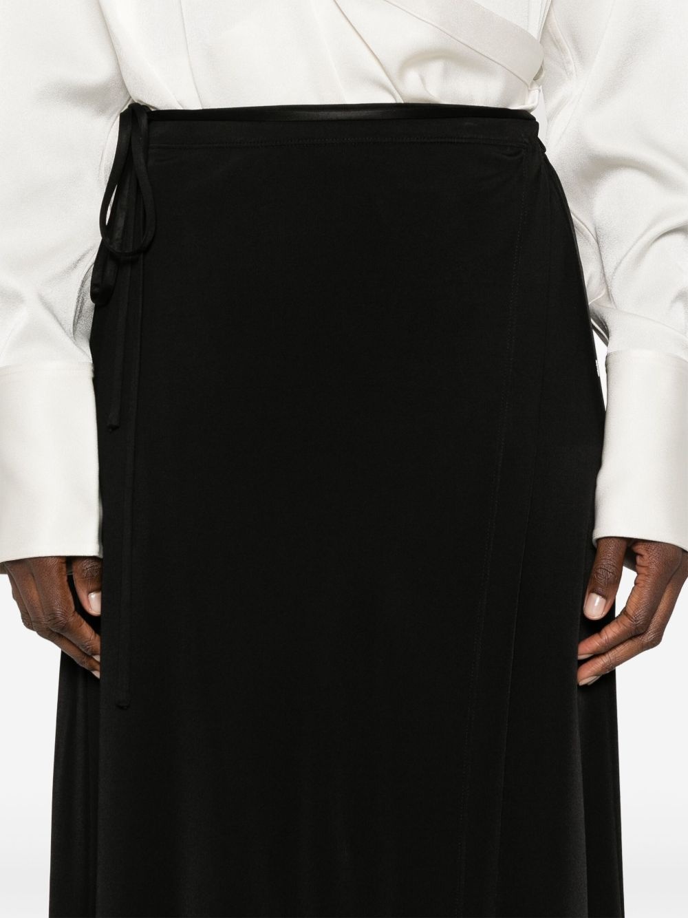 wrap maxi skirt - 5
