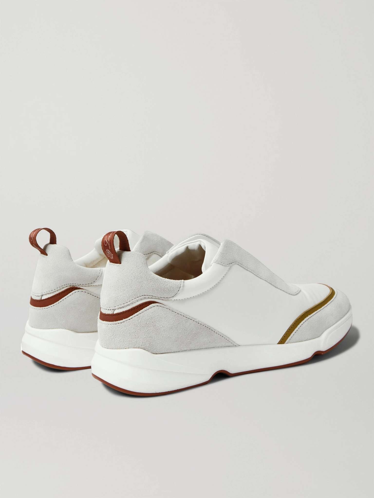 Modular Walk Leather and Suede Sneakers