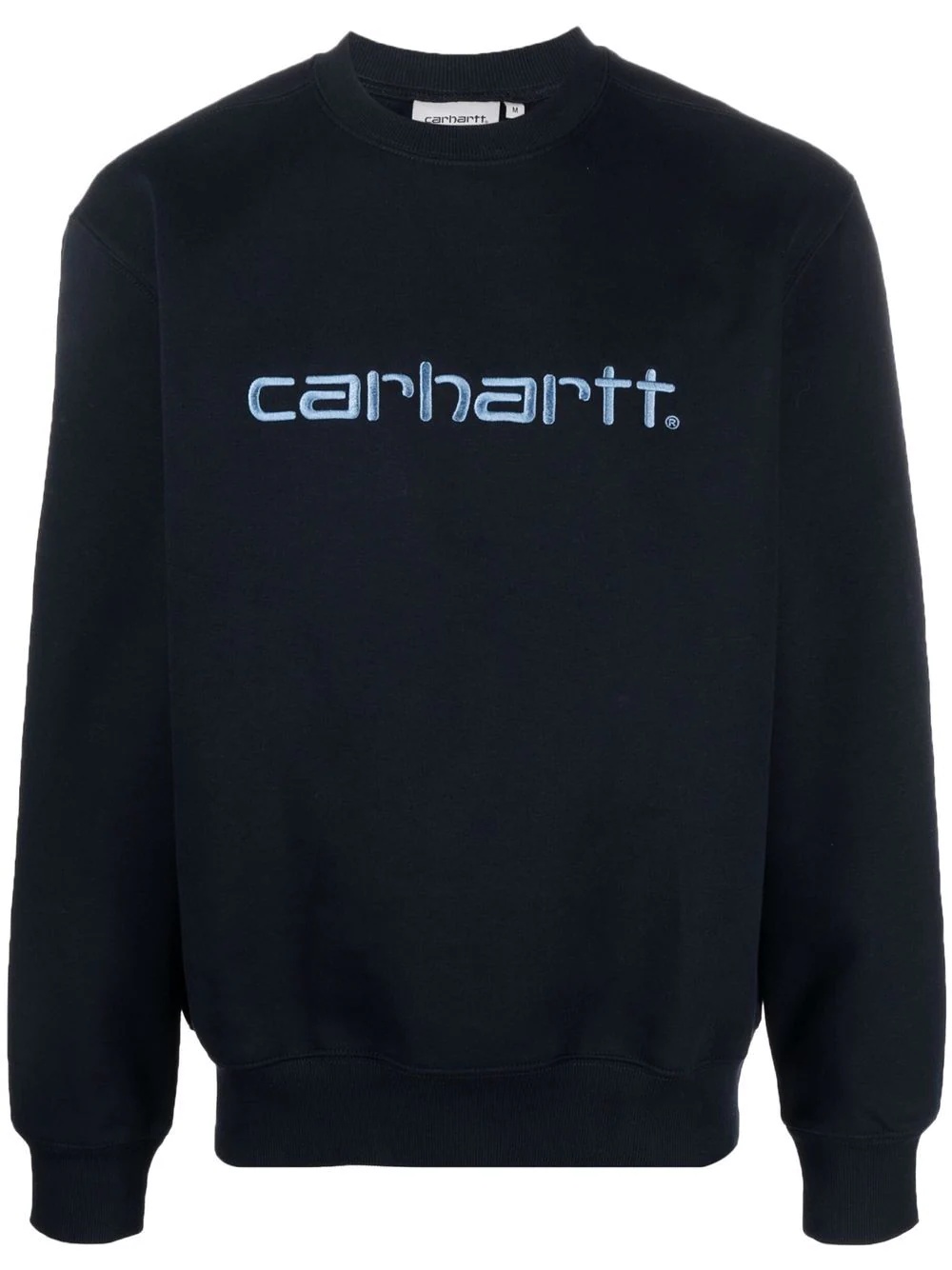 logo-embroidered sweatshirt - 1