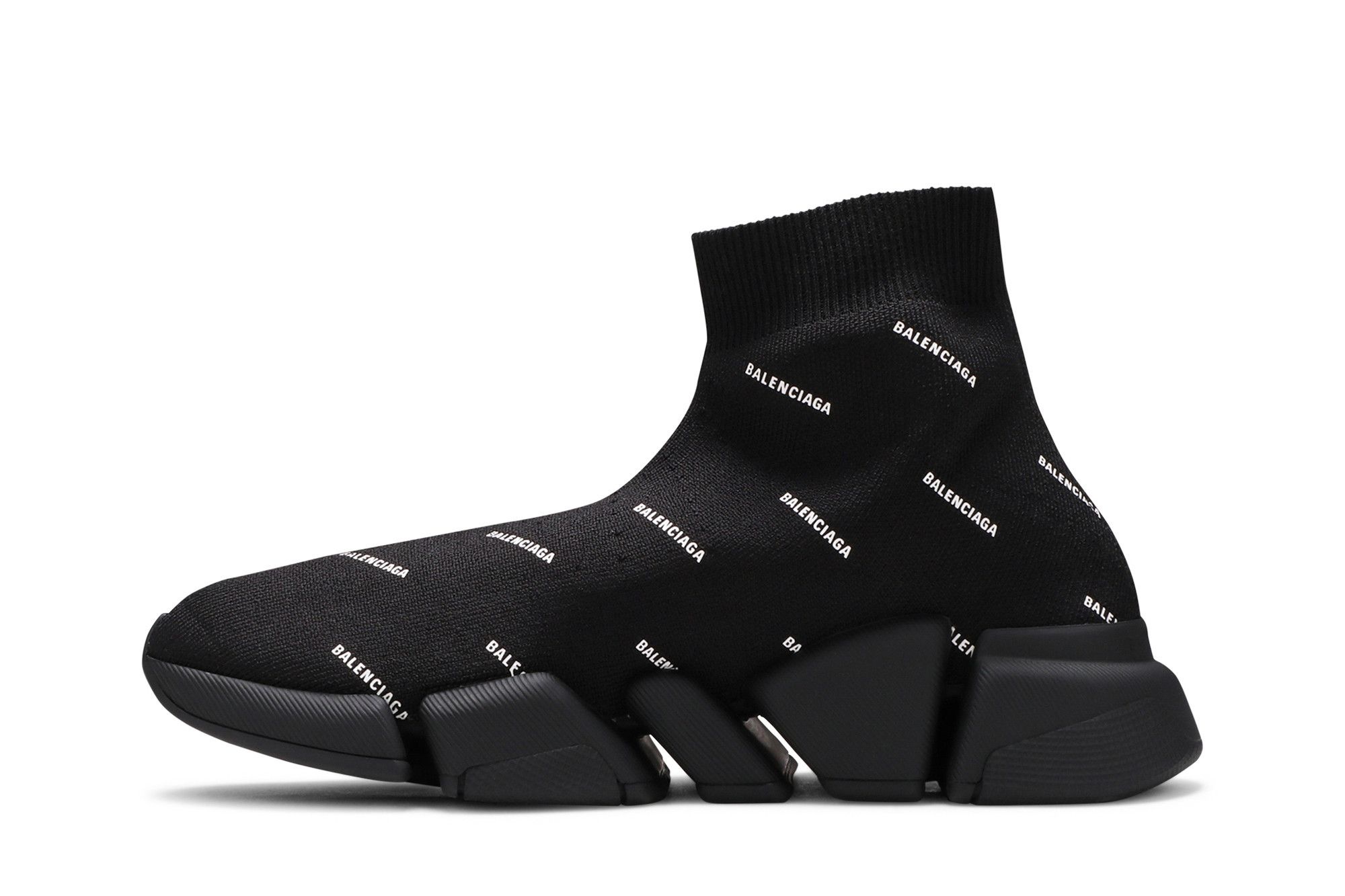 Balenciaga Wmns Speed 2.0 Sneaker 'Allover Logo - Black' - 3