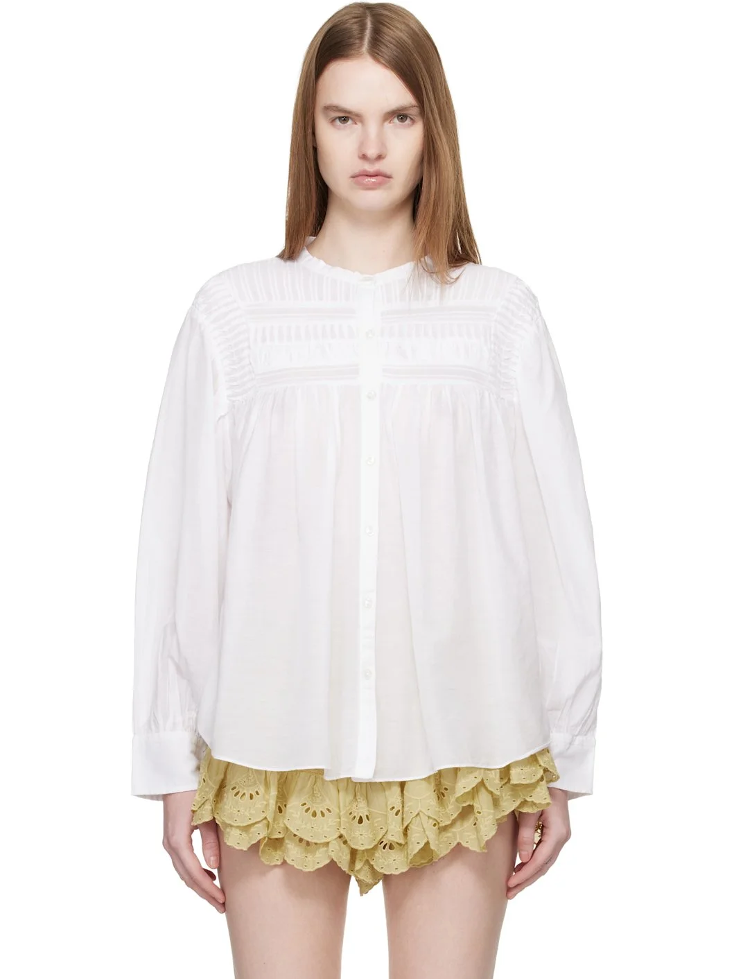 White Plalia Blouse - 1