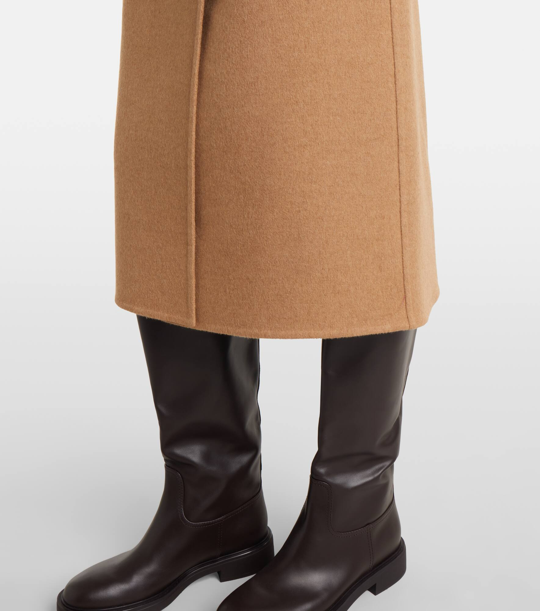 Curzio wool wrap skirt - 5