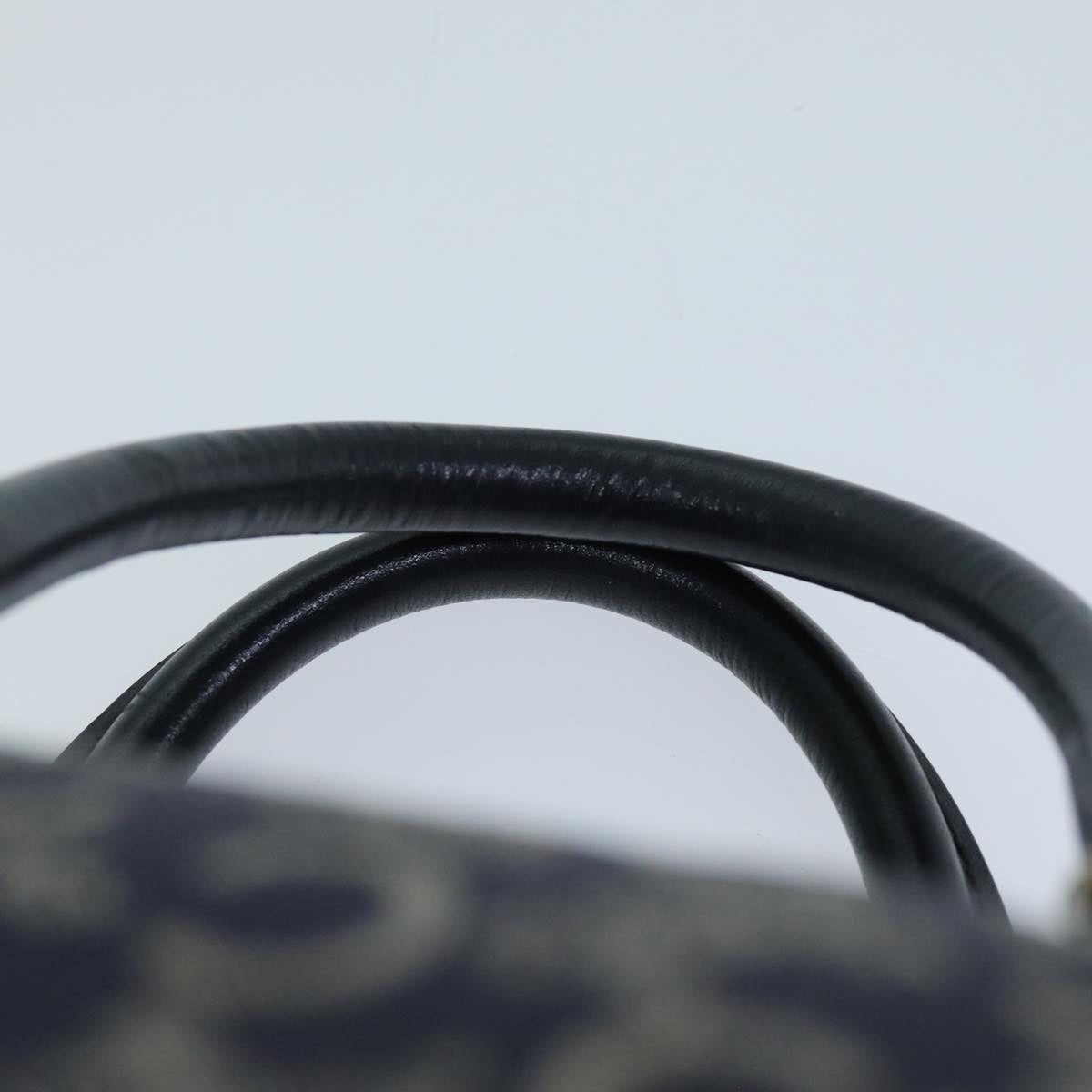 CELINE C Macadam Canvas Hand Bag Navy - 8