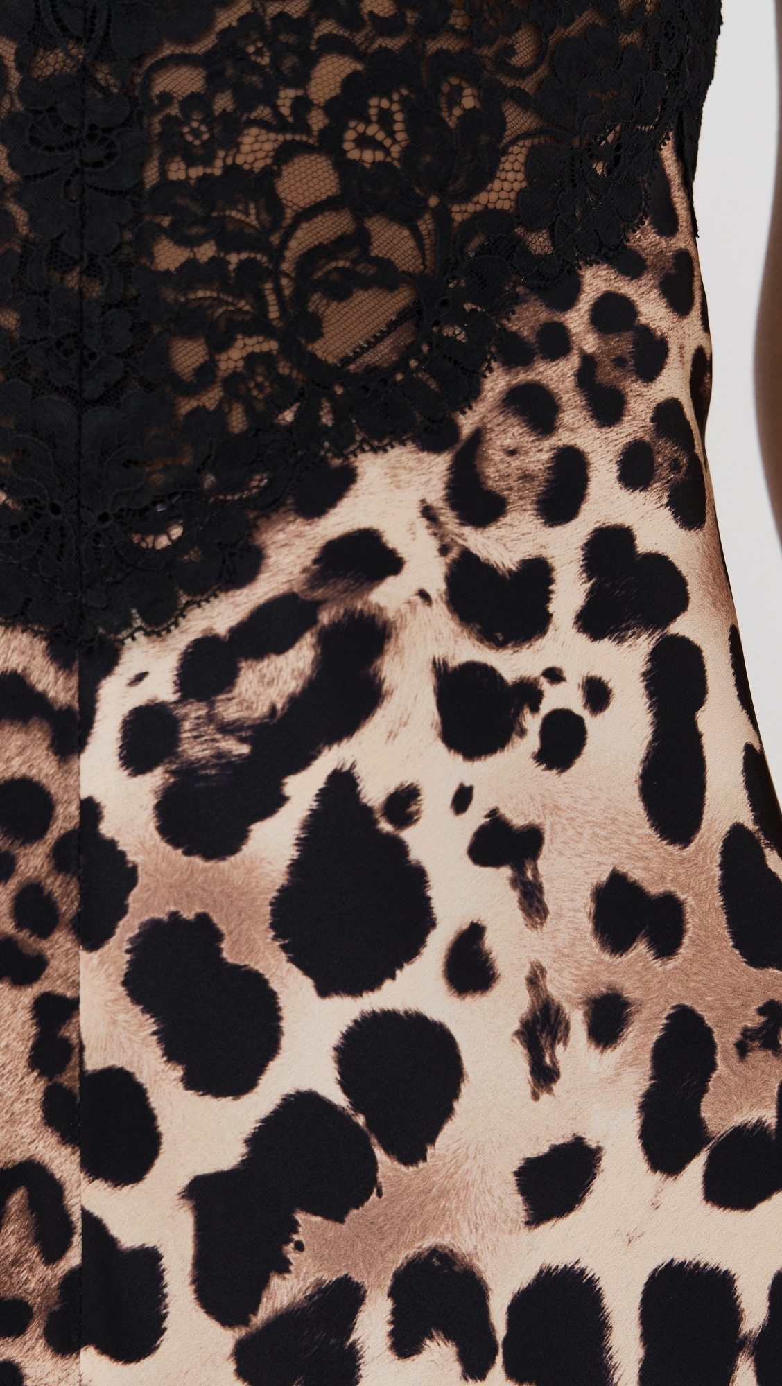 Leopard Print Silk Satin Dress - 6