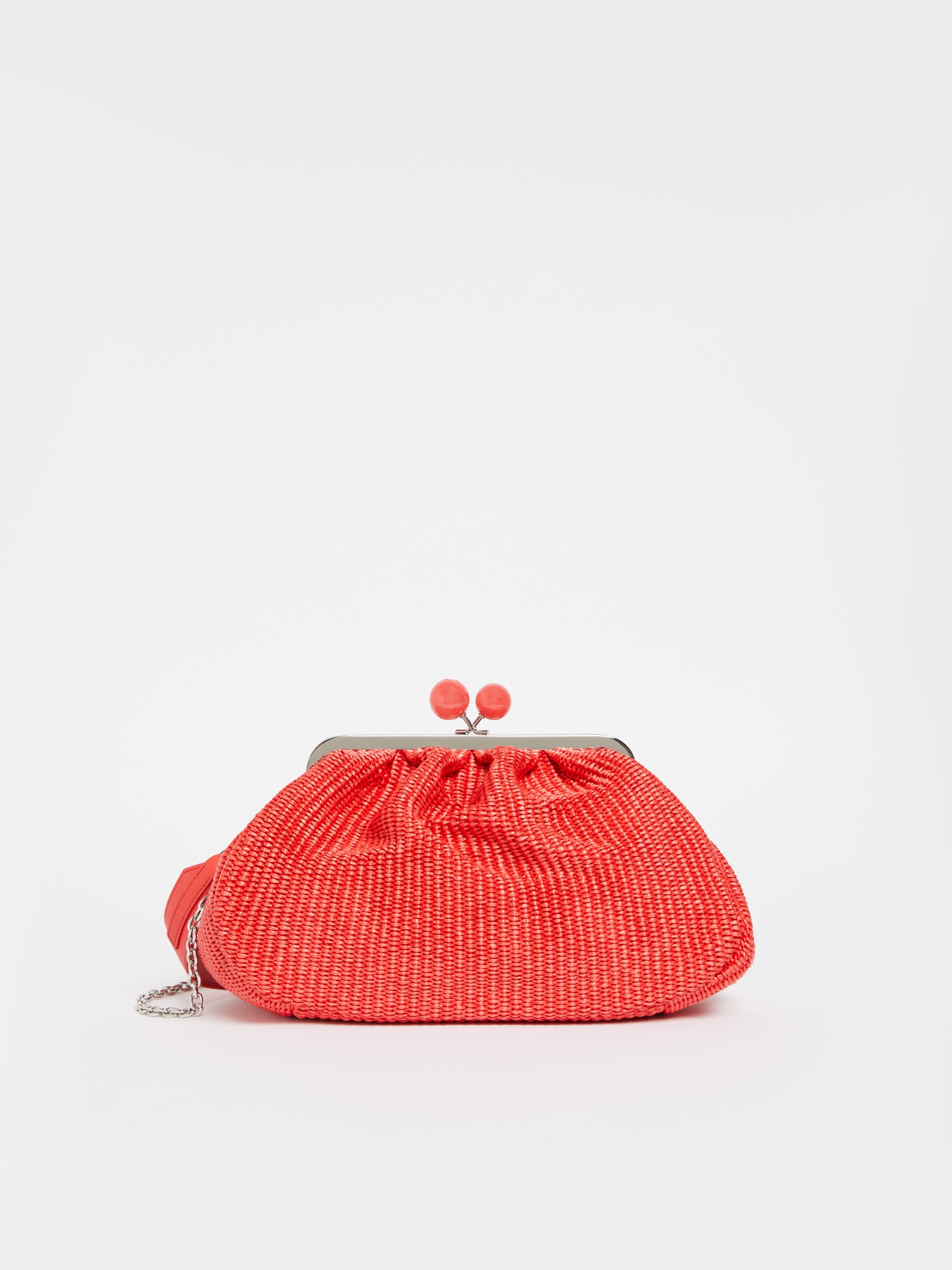 FORTUNA Medium raffia-effect Pasticcino bag - 1