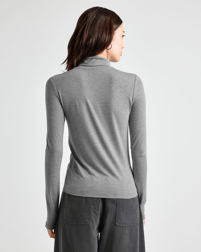 Bamboo Blend Long Sleeve Turtleneck 5
