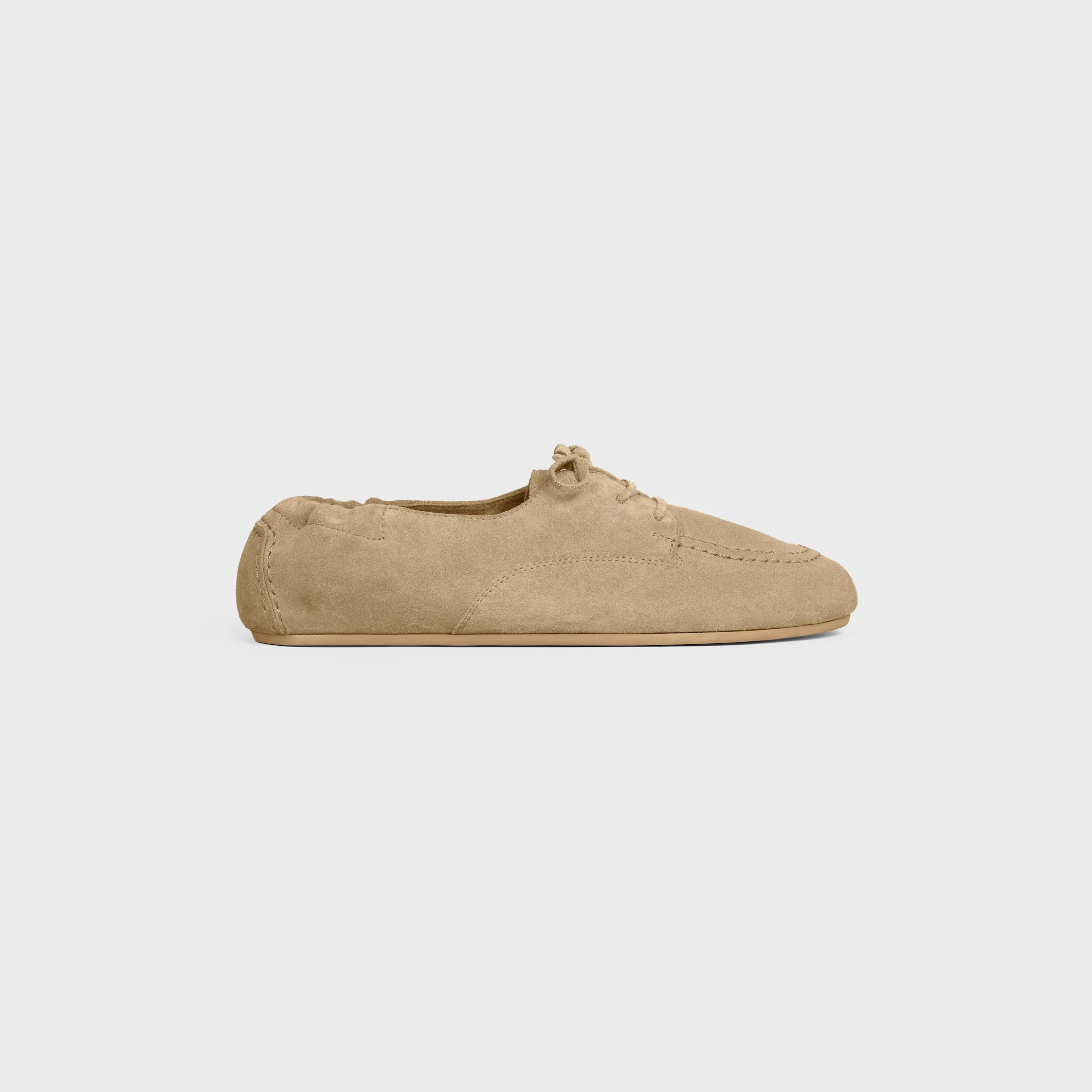 ADAM LACE-UP LOAFER IN SUEDE CALFSKIN - 1
