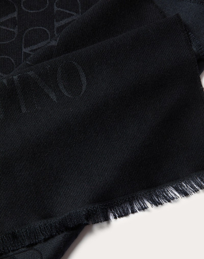 Valentino VLOGO SIGNATURE SILK AND WOOL STOLE 70X200 outlook