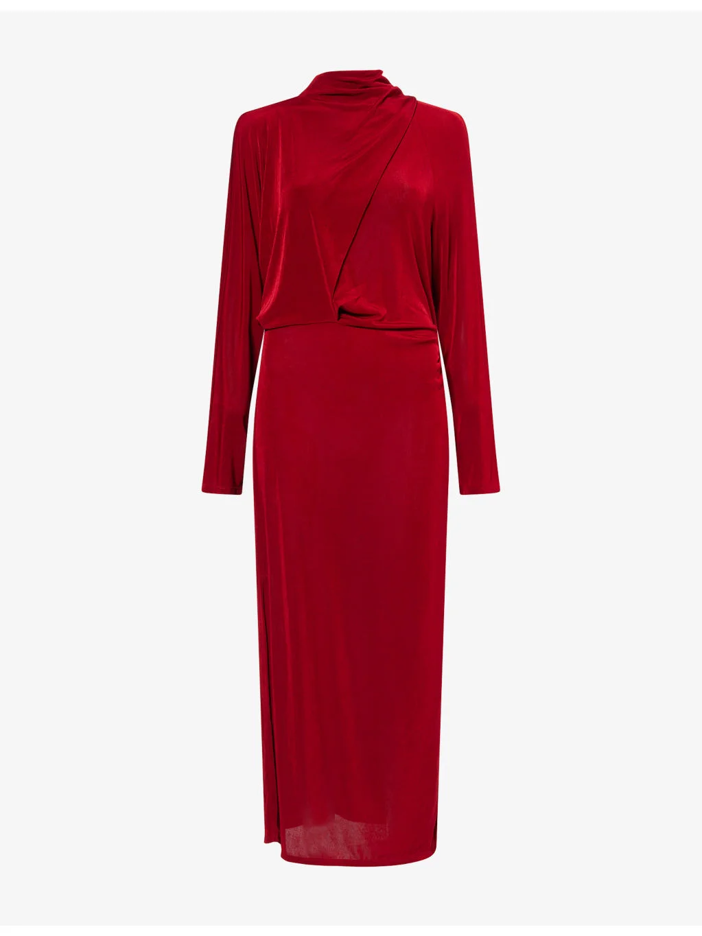 Ravine Draped Stretch-Jersey Midi Dress - 1