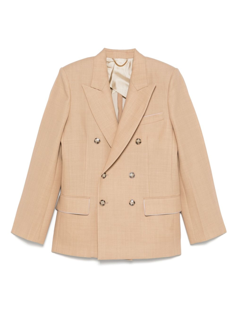 double-breasted blazer - 1