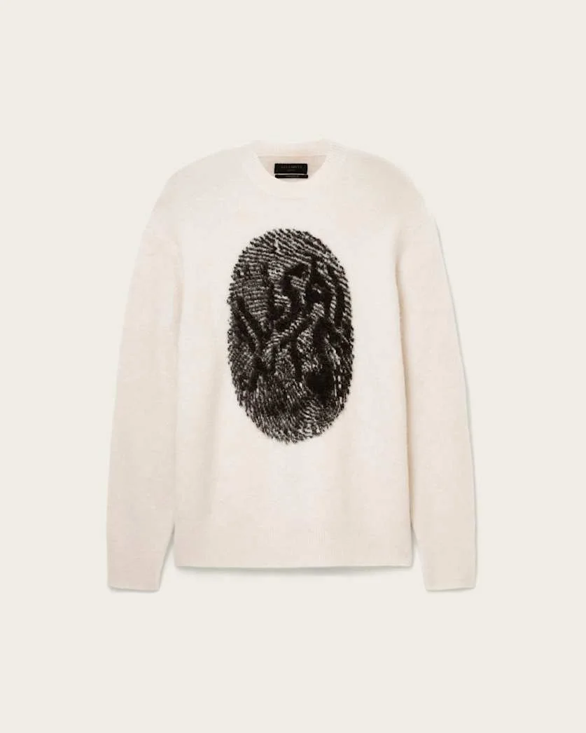 RIDGES OVERSIZED GRAPHIC SWEATER - 1