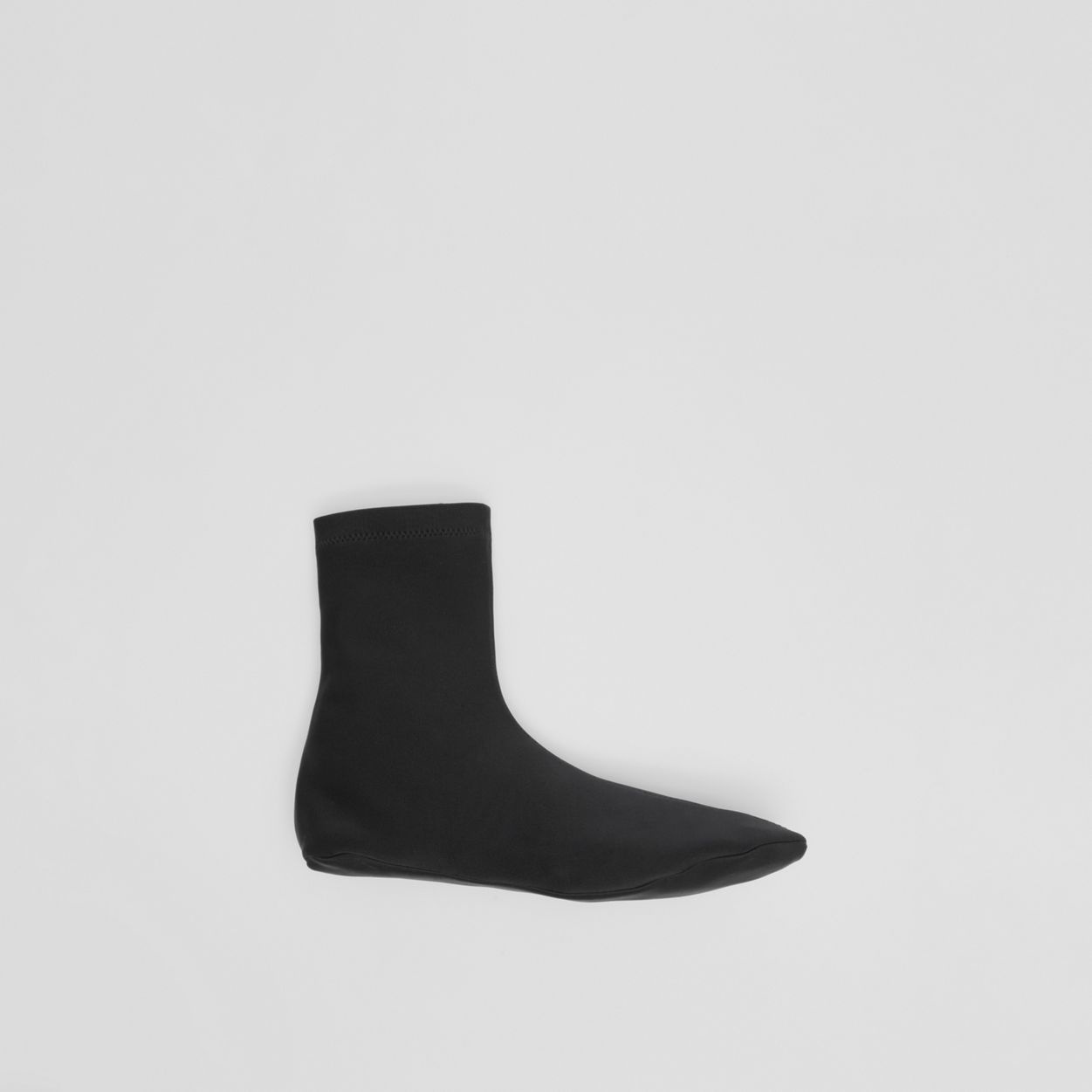 Sock Detail Technical Cotton Point-toe Pumps - 7