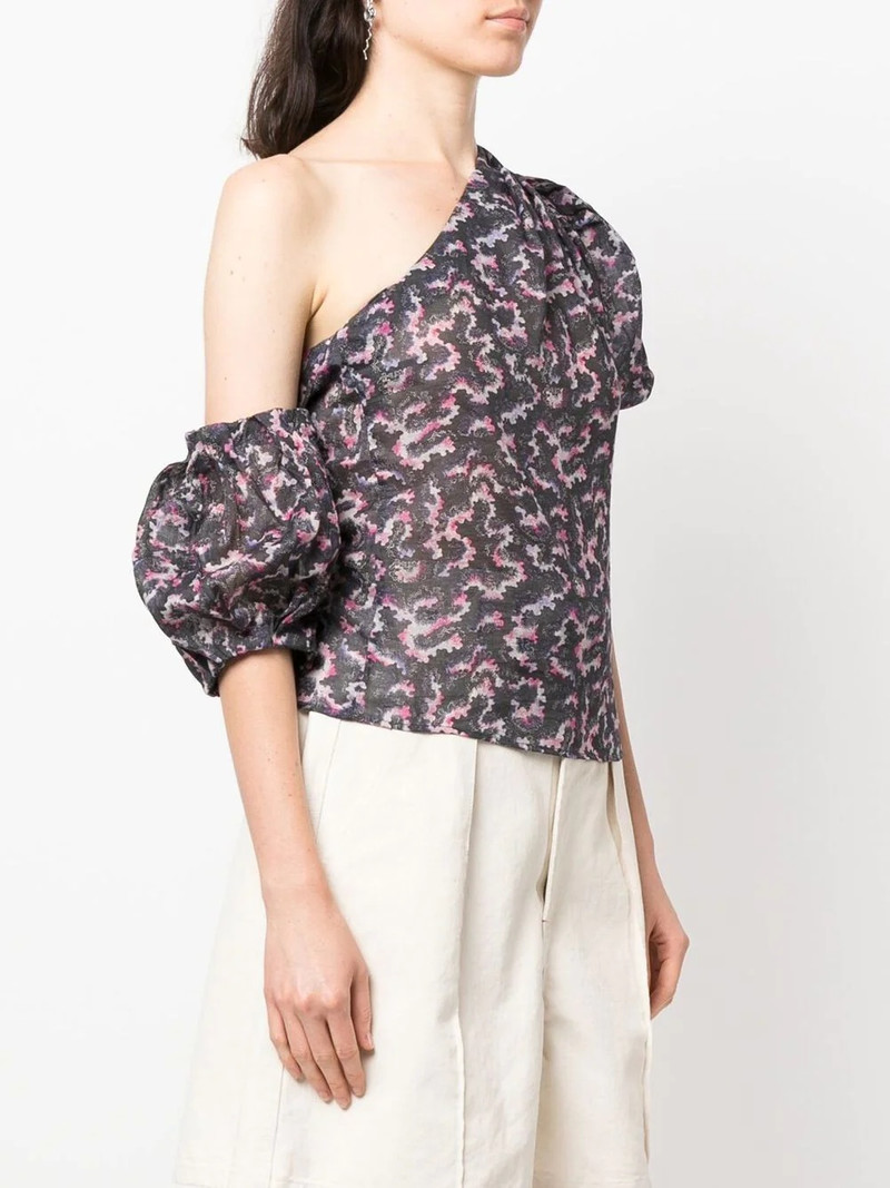 Liddy asymmetric cotton top 3