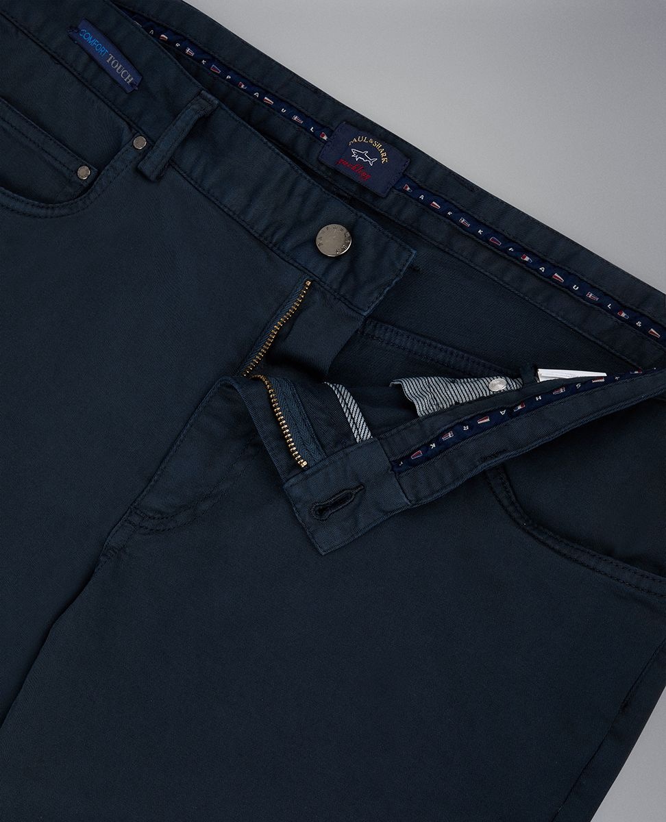 Stretch organic cotton soft touch trousers - 6