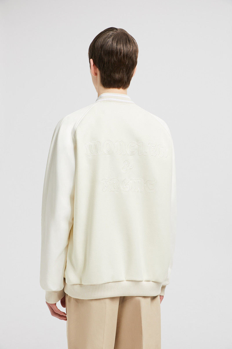 Moncler x FRGMT Loki Wool & Leather Varsity Jacket 5