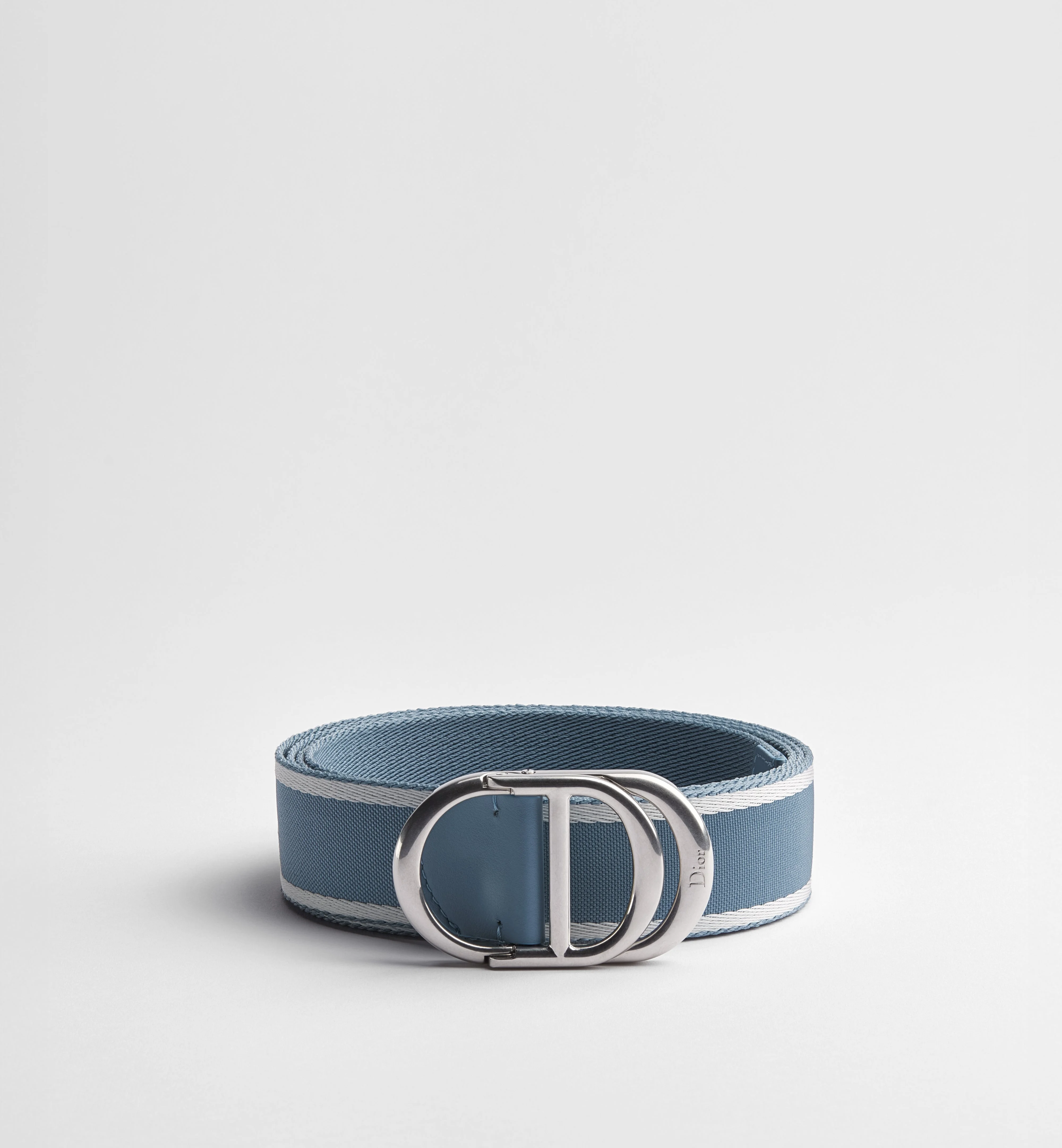 Dior CD Icon Belt Light Blue - 1