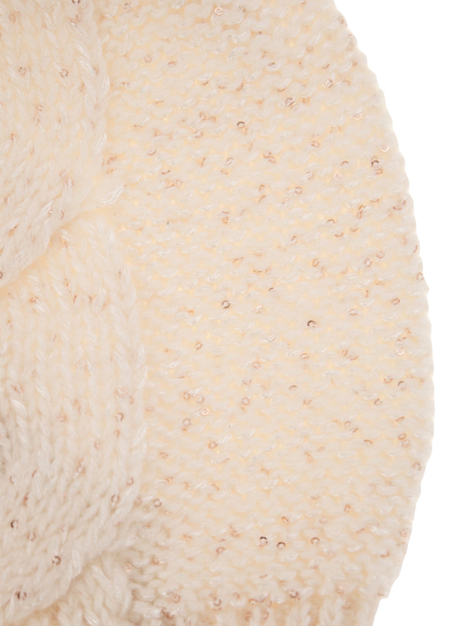 Peserico - Peserico Women Wool, Silk And Cashmere Braided Cap - 3