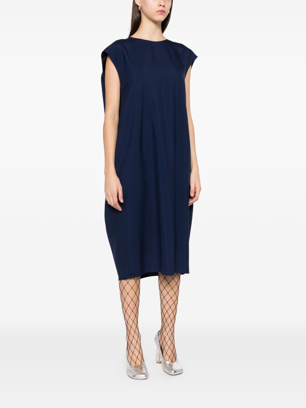 wool midi dress - 3