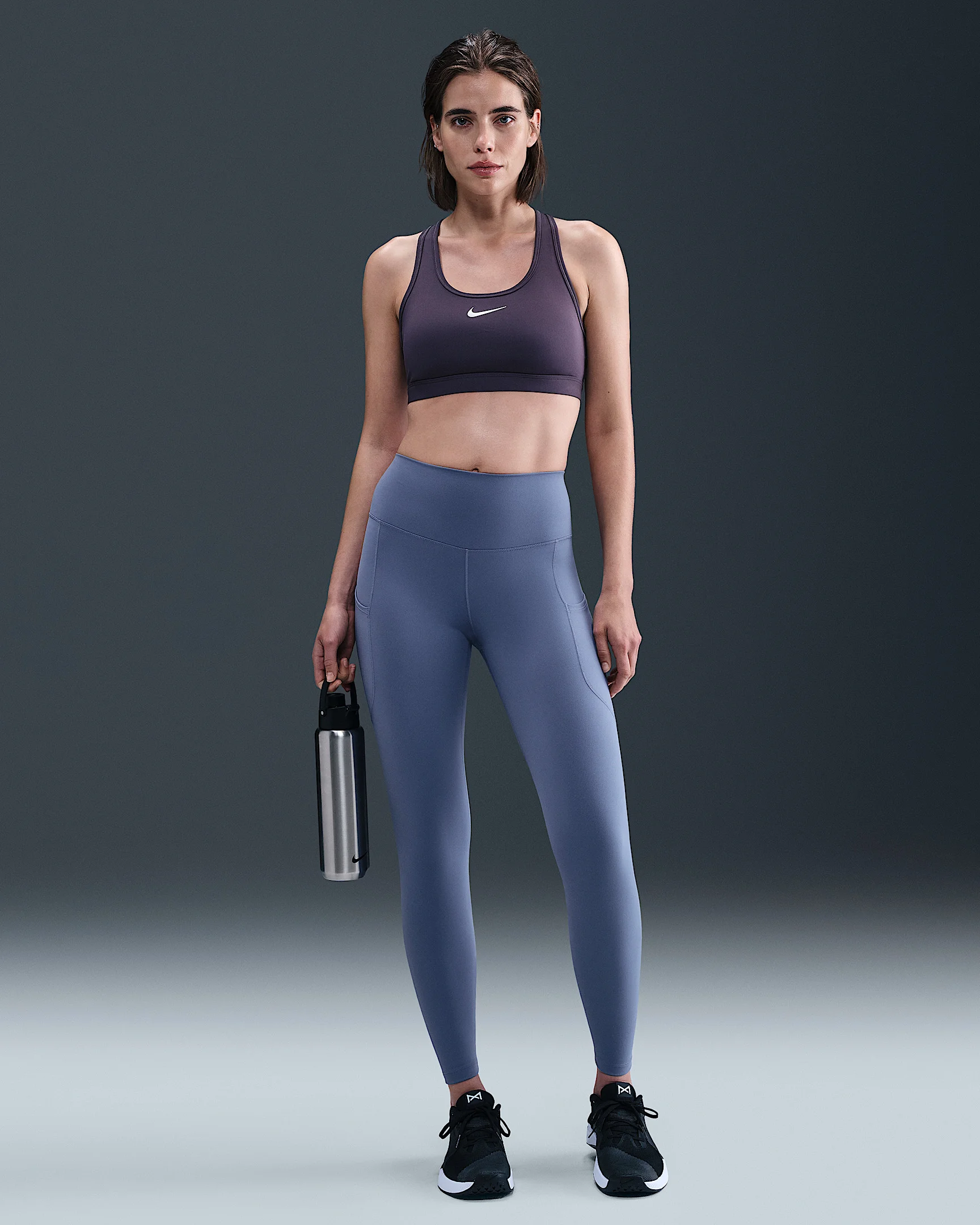 Nike One Women's High-Waisted 7/8 Leggings with Pockets - 1