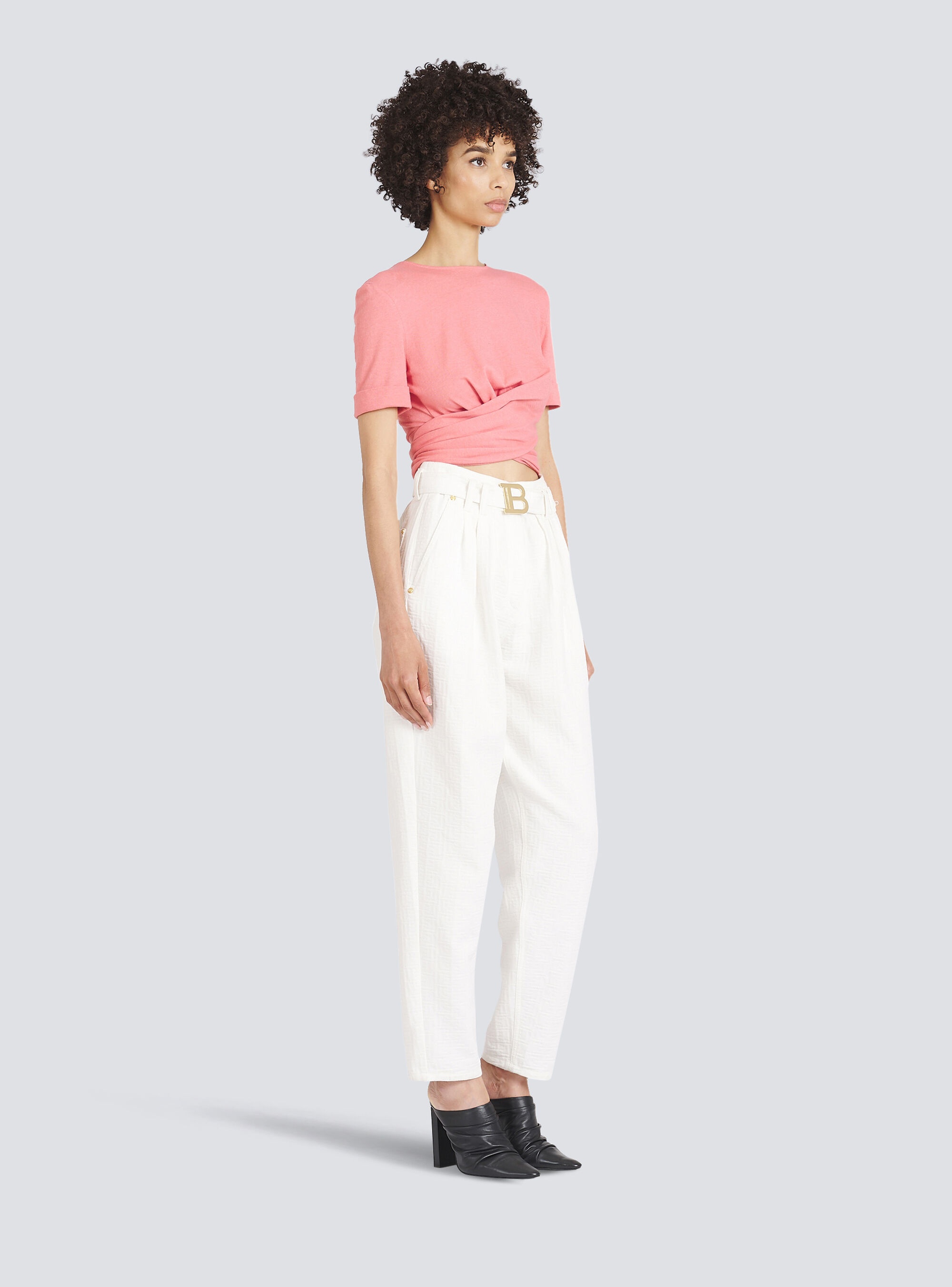 Eco-designed cotton crop top - 5