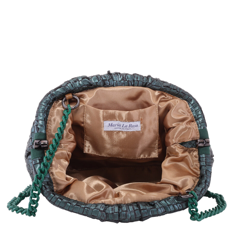 Maria La Rosa - Maria La Rosa Mini Game Laminated Clutch Bag - 5