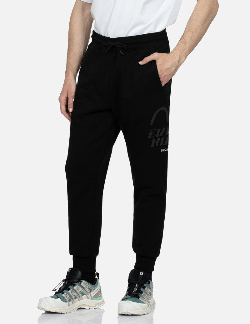 Seagull and Logo Print Regular Fit Sweatpants 7