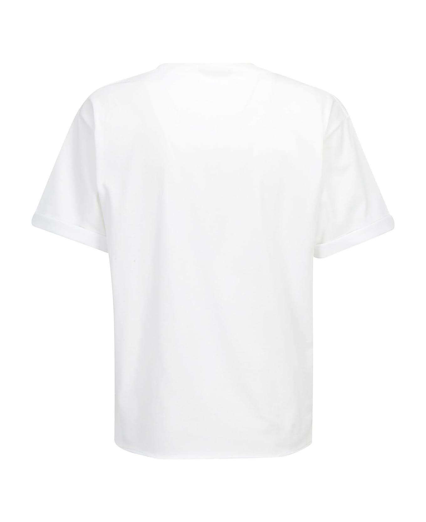 Cotton T-shirt With Frontal Iconic Print - 2