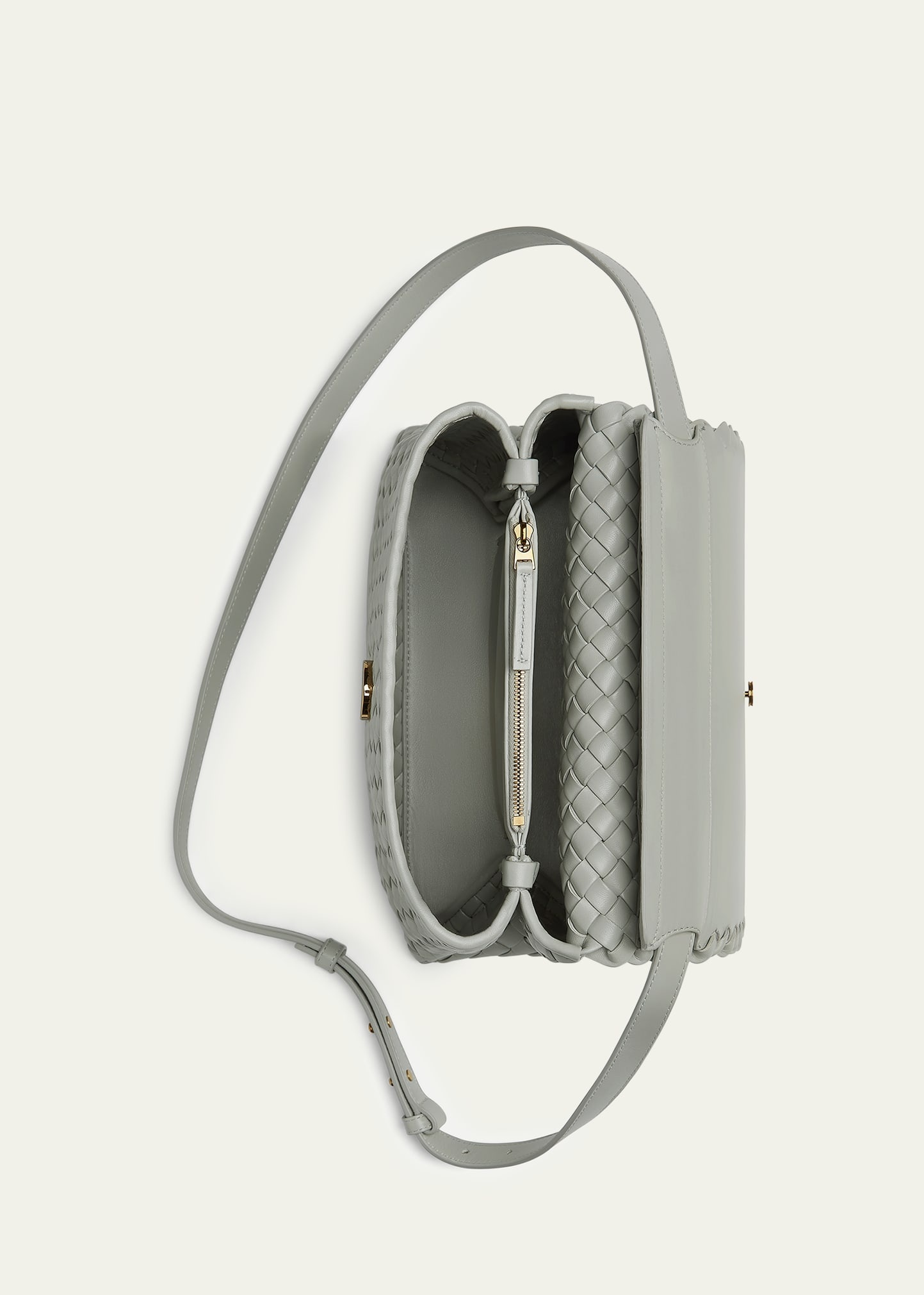 Intreccio Leather Top-Handle Bag - 4