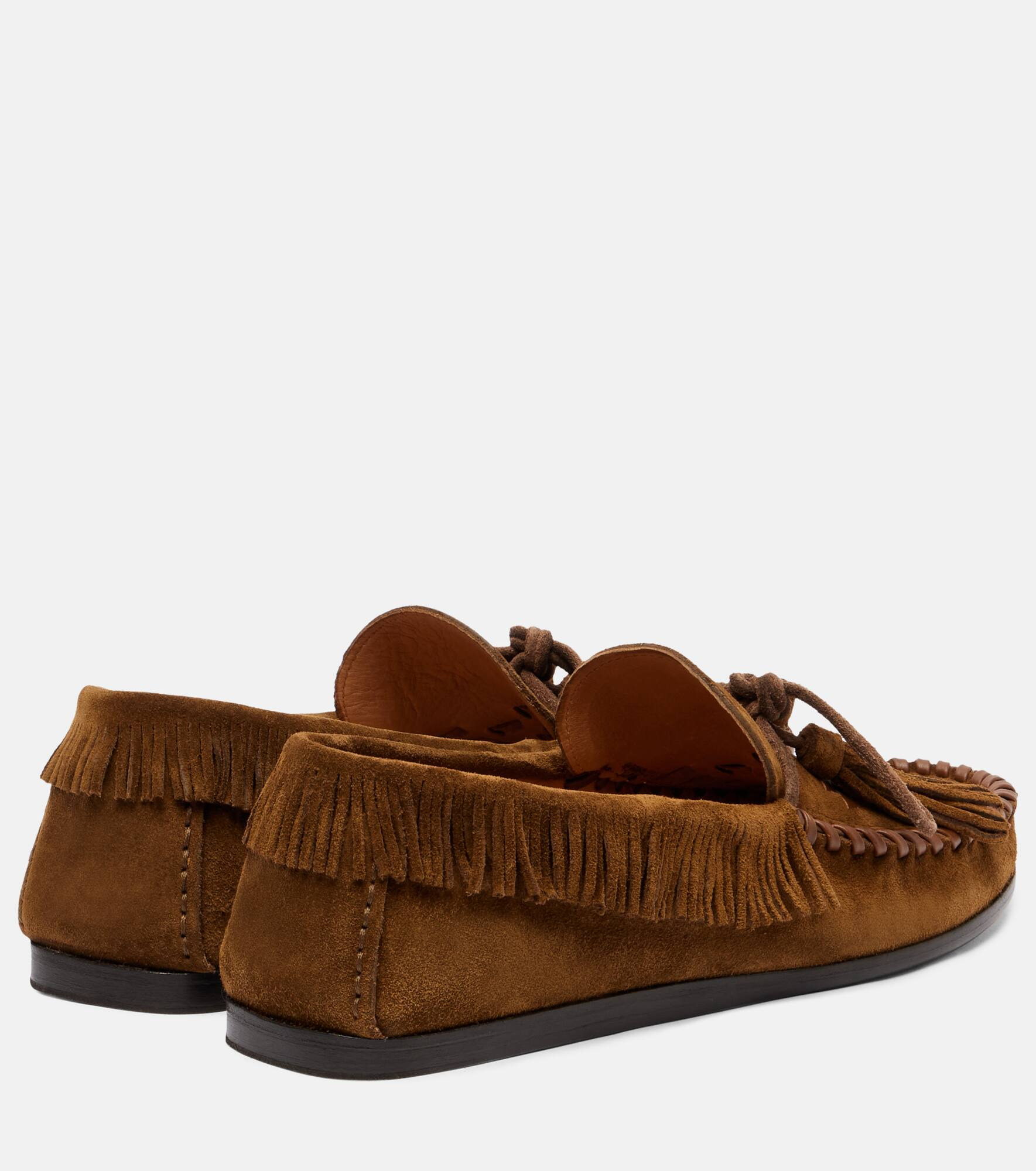 Fitza fringed suede loafers - 2