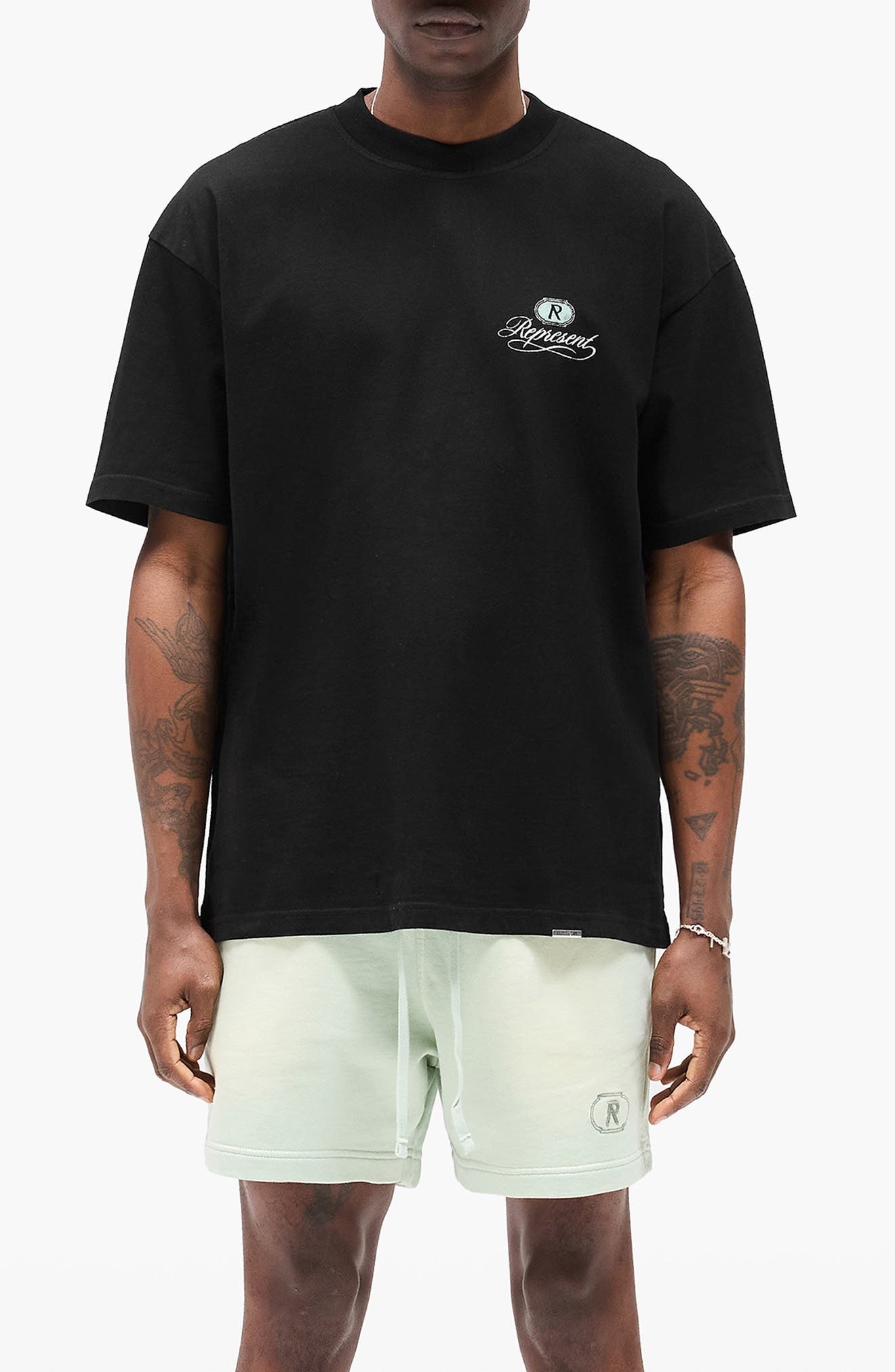 Represent Grand Vintage Graphic T-Shirt in Jet Black at Nordstrom - 1
