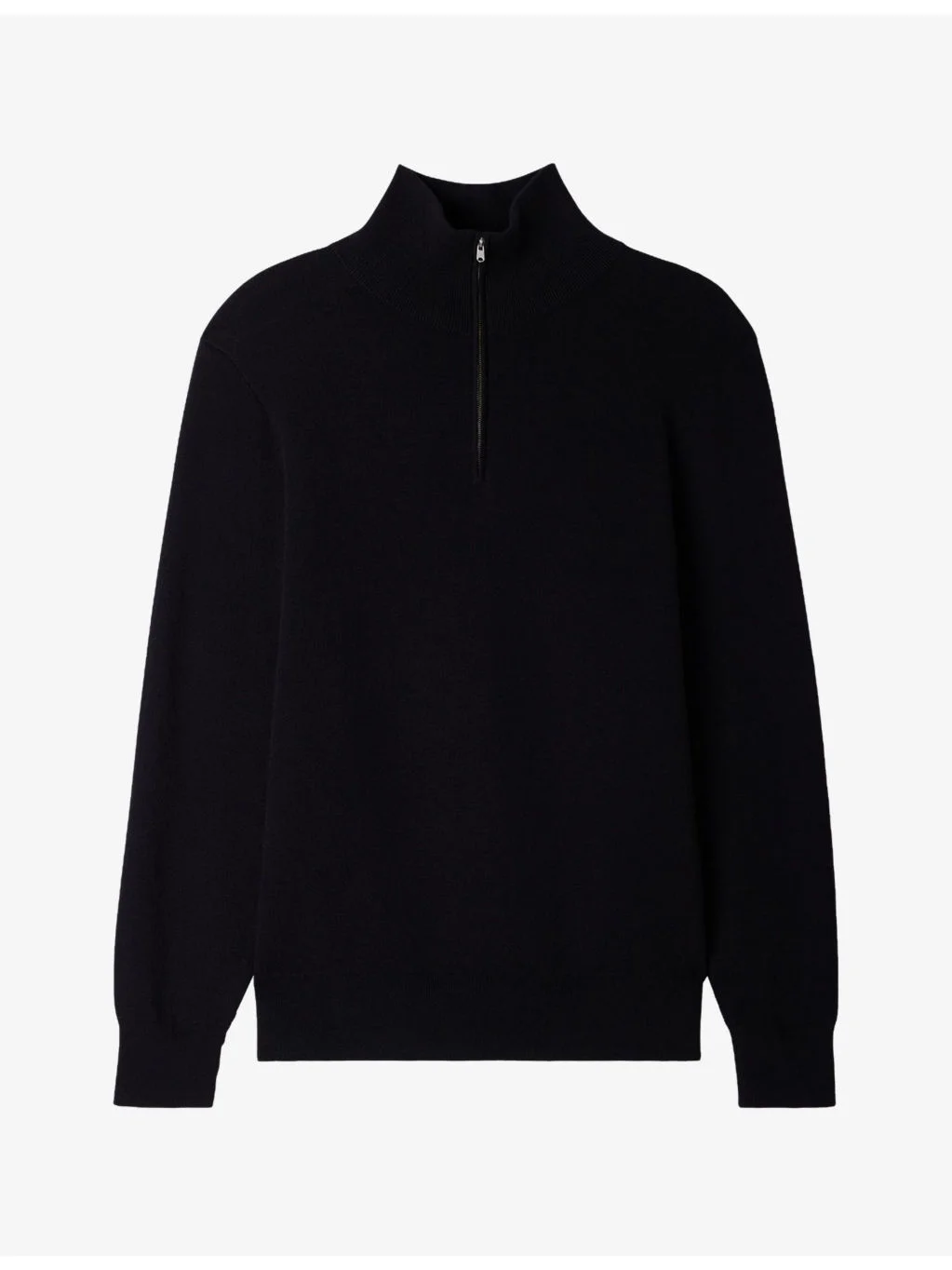 Boxy Stand-Collar Cotton and Wool-Blend Jumper - 1