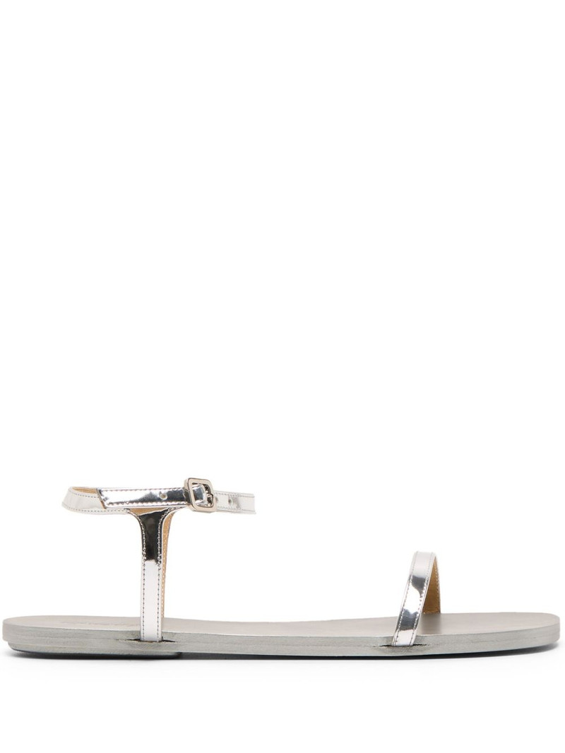 metallic-leather sandals 1