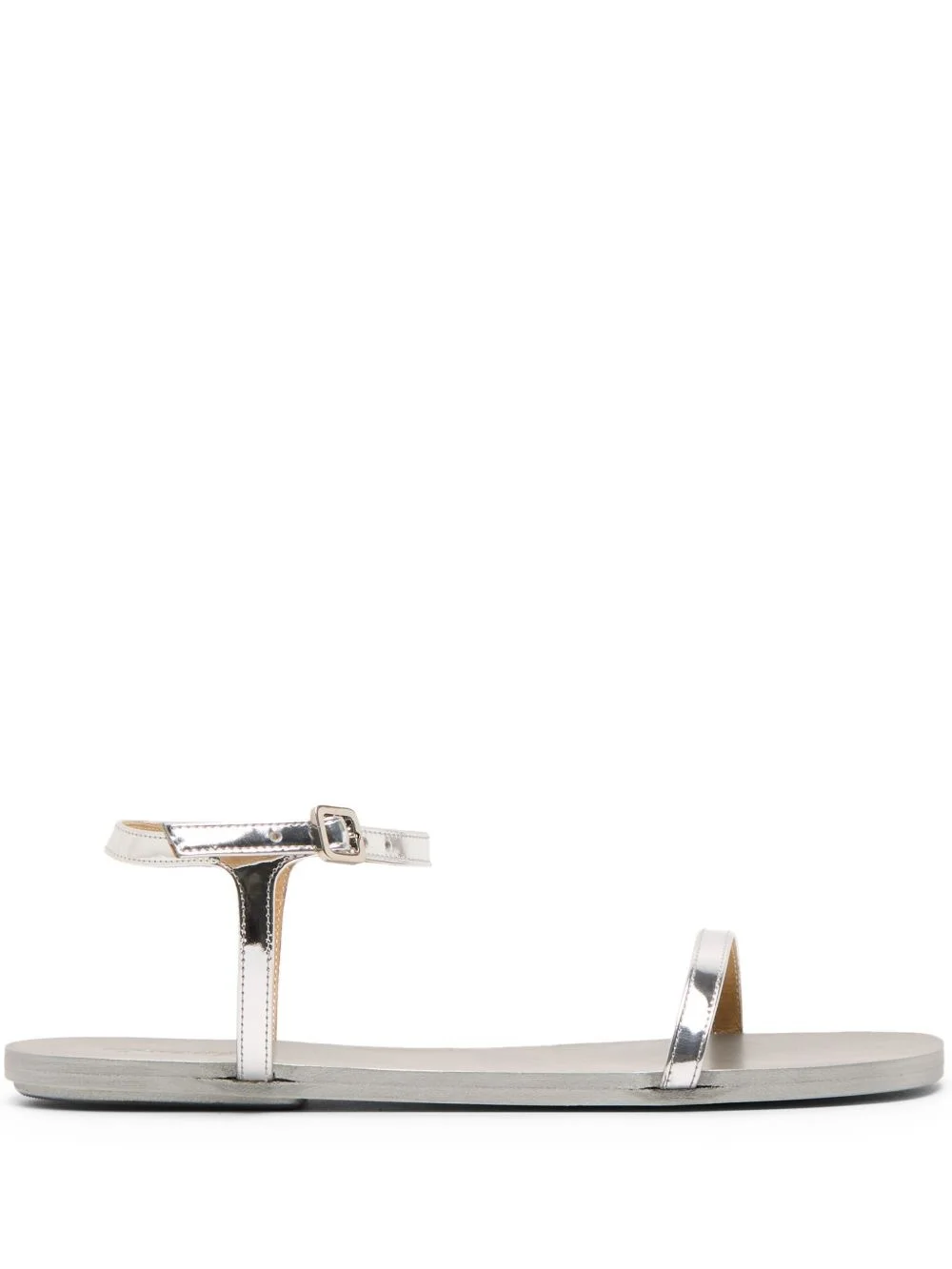 metallic-leather sandals - 1