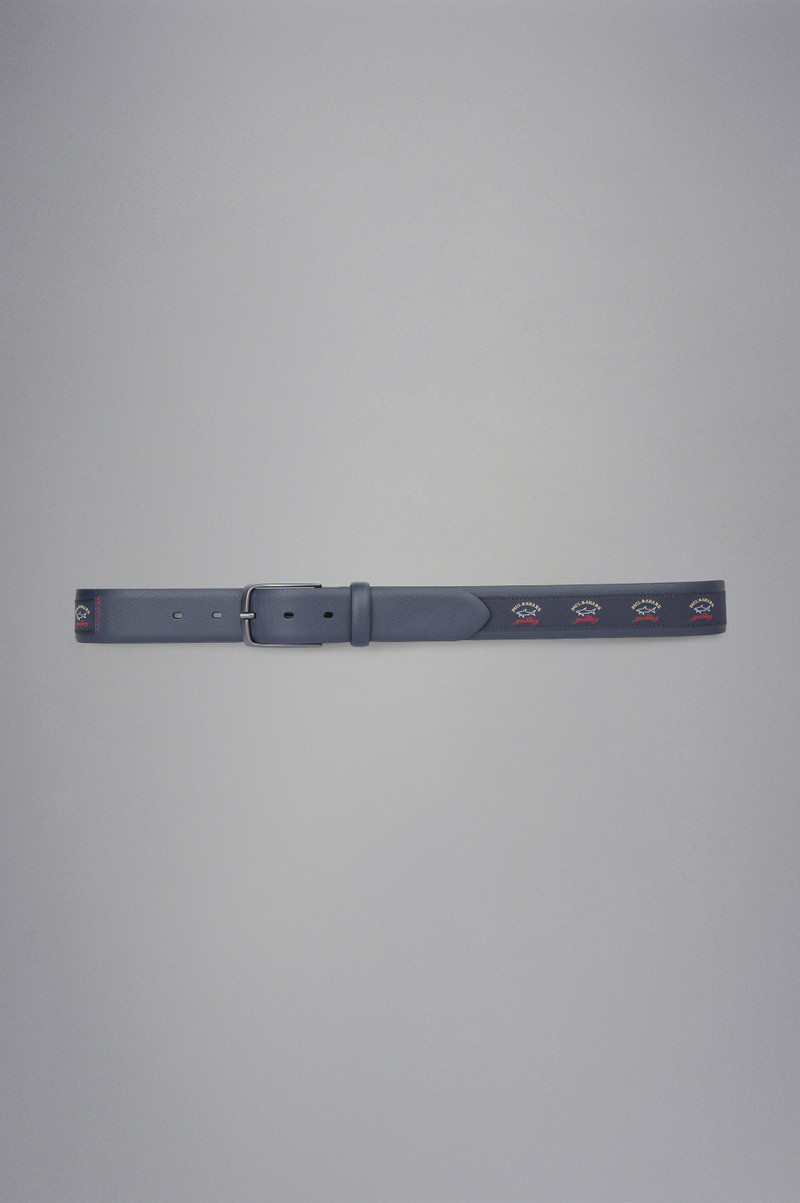 LEATHER BELT WITH RIBBON 3