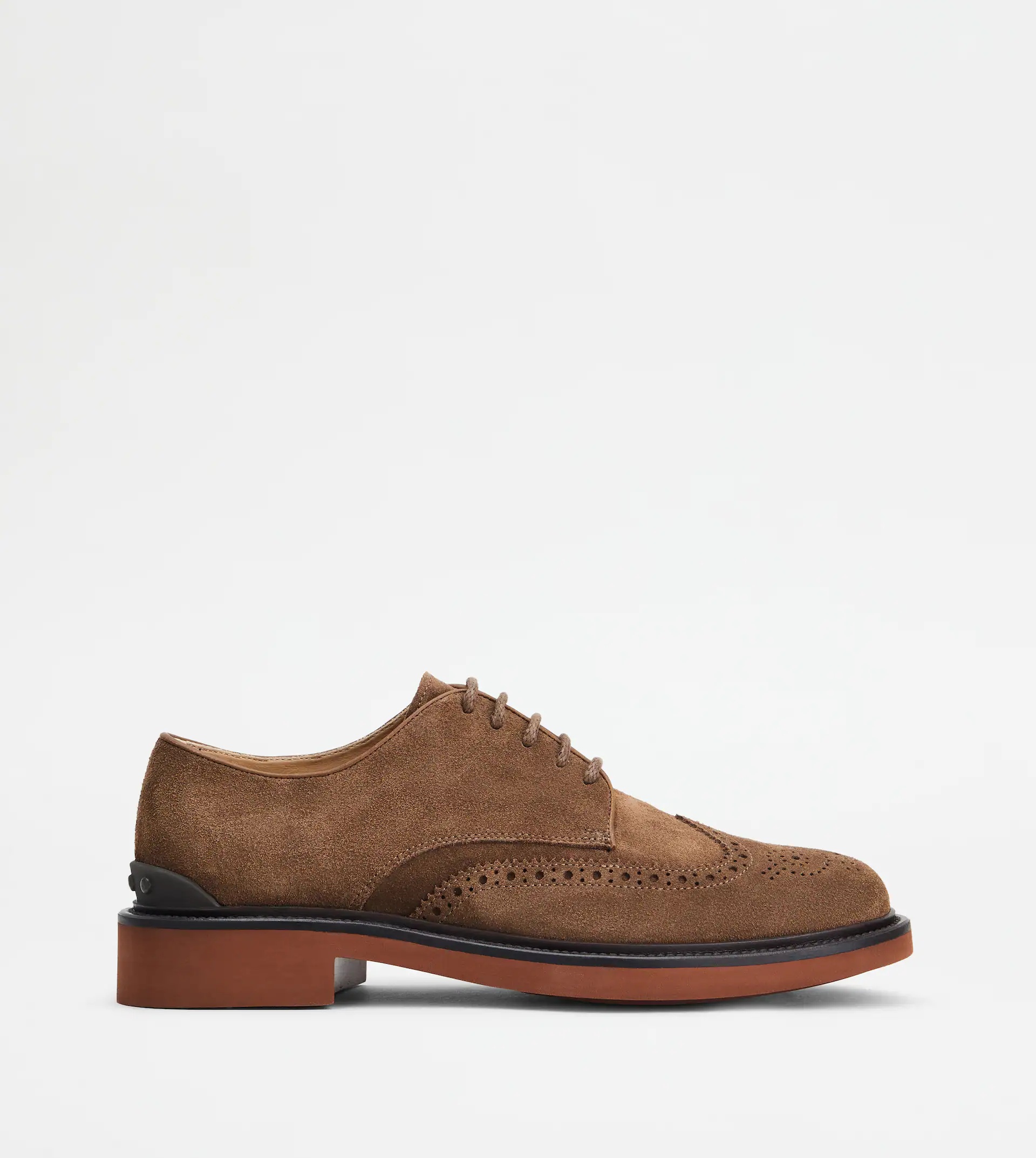 LACE-UPS IN SUEDE - BROWN - 1