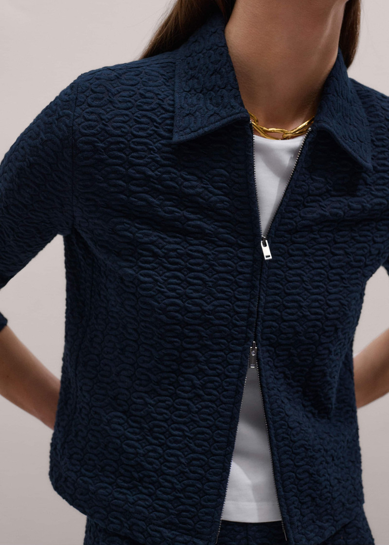 Textured Zip Top 3
