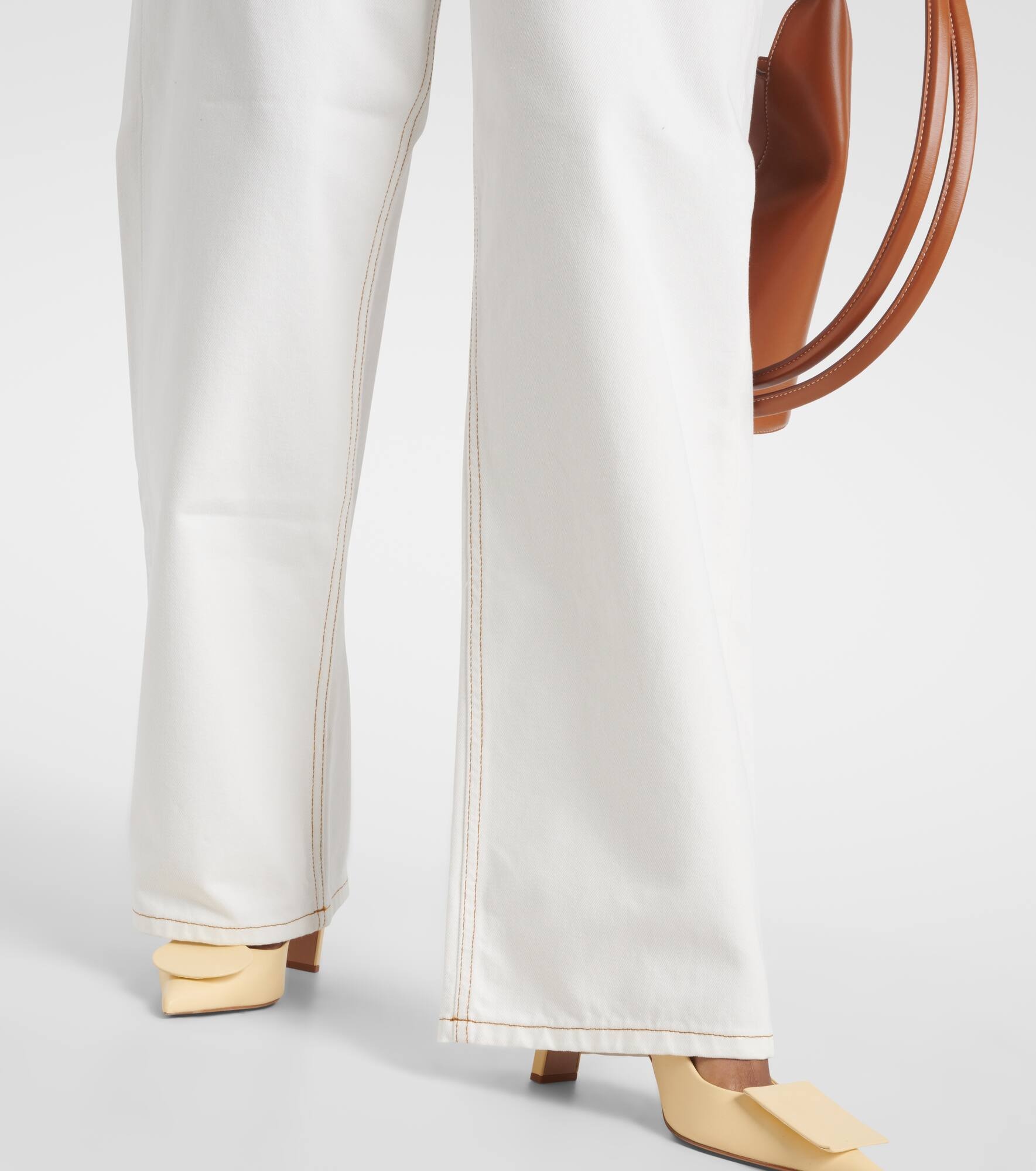 Le de-Nîmes Large wide-leg jeans - 5