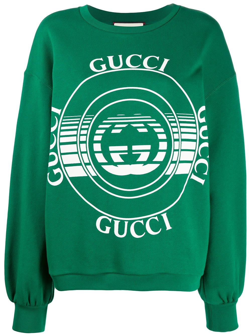 Gucci disk print oversized sweatshirt - 1